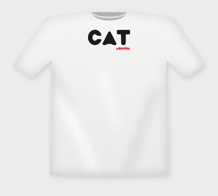 CAT back print tee