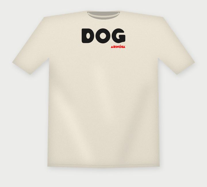 DOG back print tee